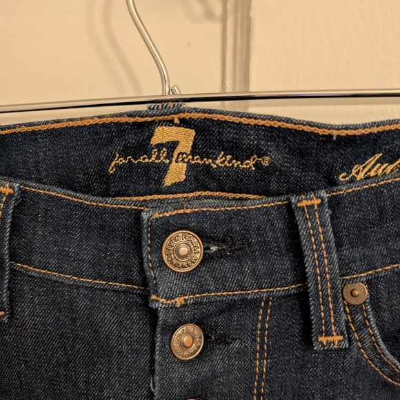 7 For All Mankind Aubrey Denim High Waisted Skinny jeans Size 26 - Picture 6 of 11
